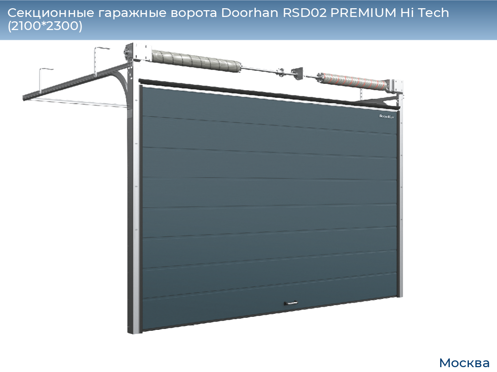 Секционные гаражные ворота Doorhan RSD02 PREMIUM Hi Tech (2100*2300), 