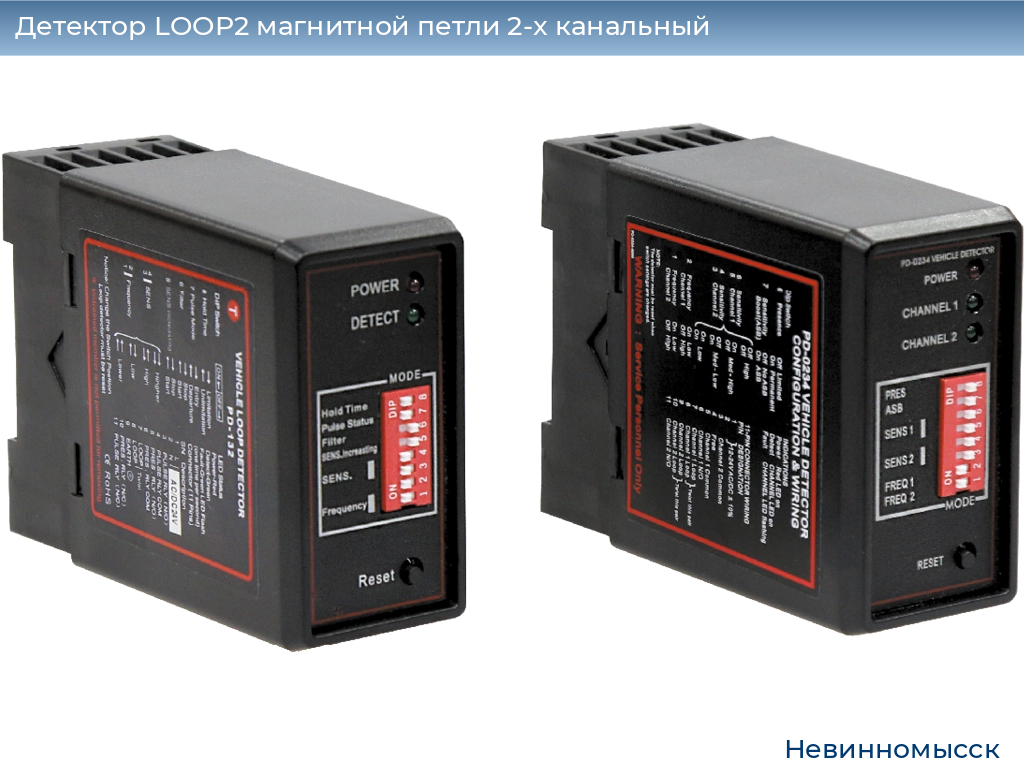 Детектор LOOP2 магнитной петли 2-x канальный, nevinnomyssk.doorhan.ru